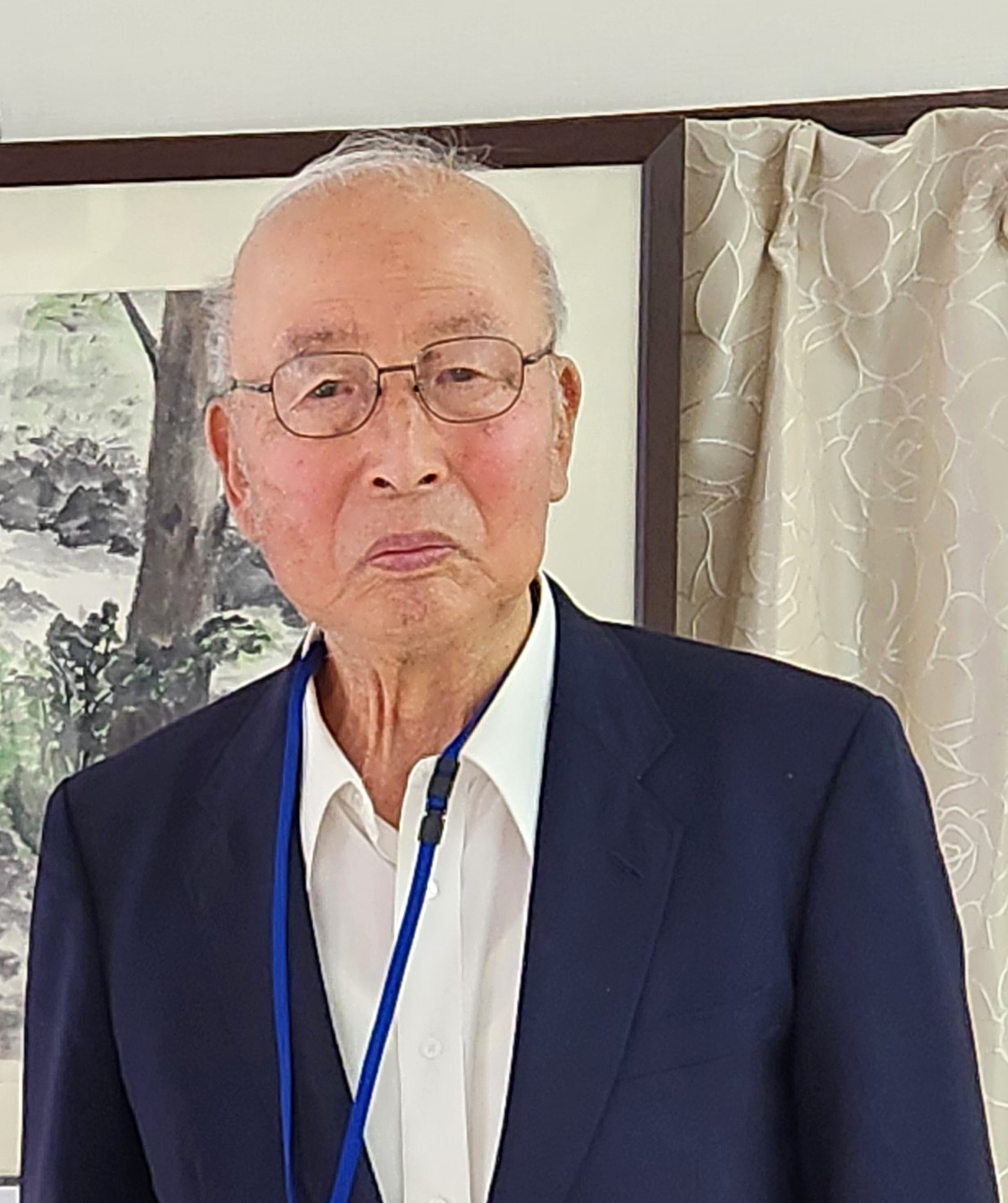 りんどうの里美術会 会長 長坂幸夫